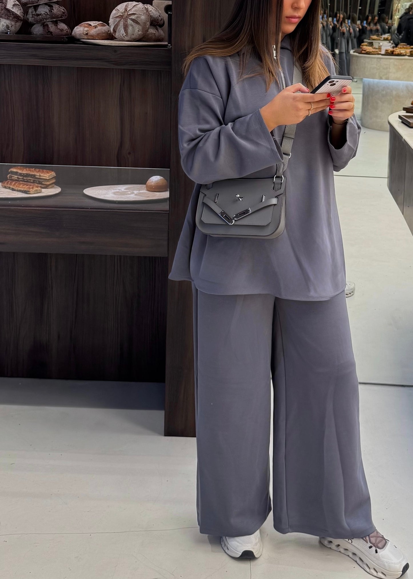 Ensemble jogging à zipe