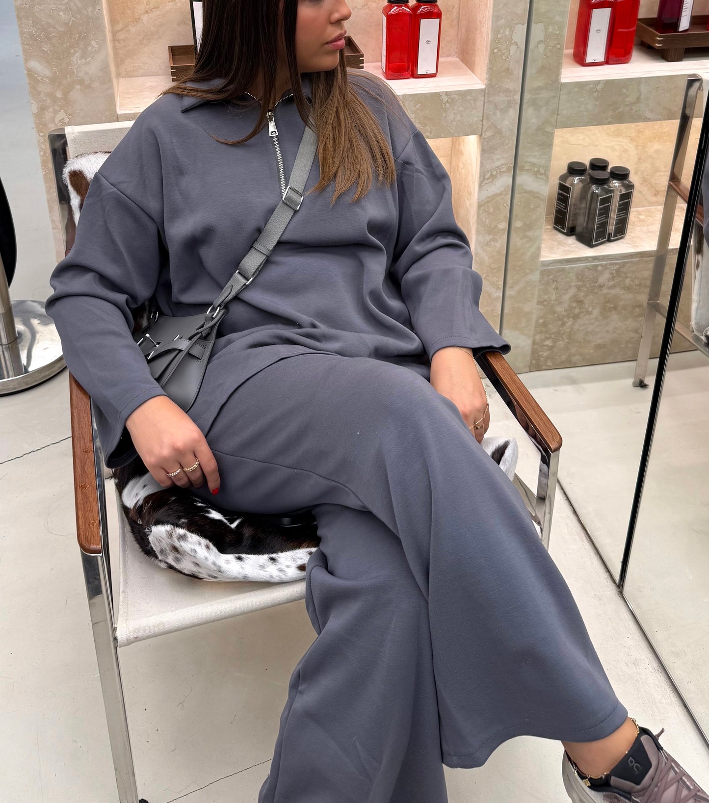 Ensemble jogging à zipe
