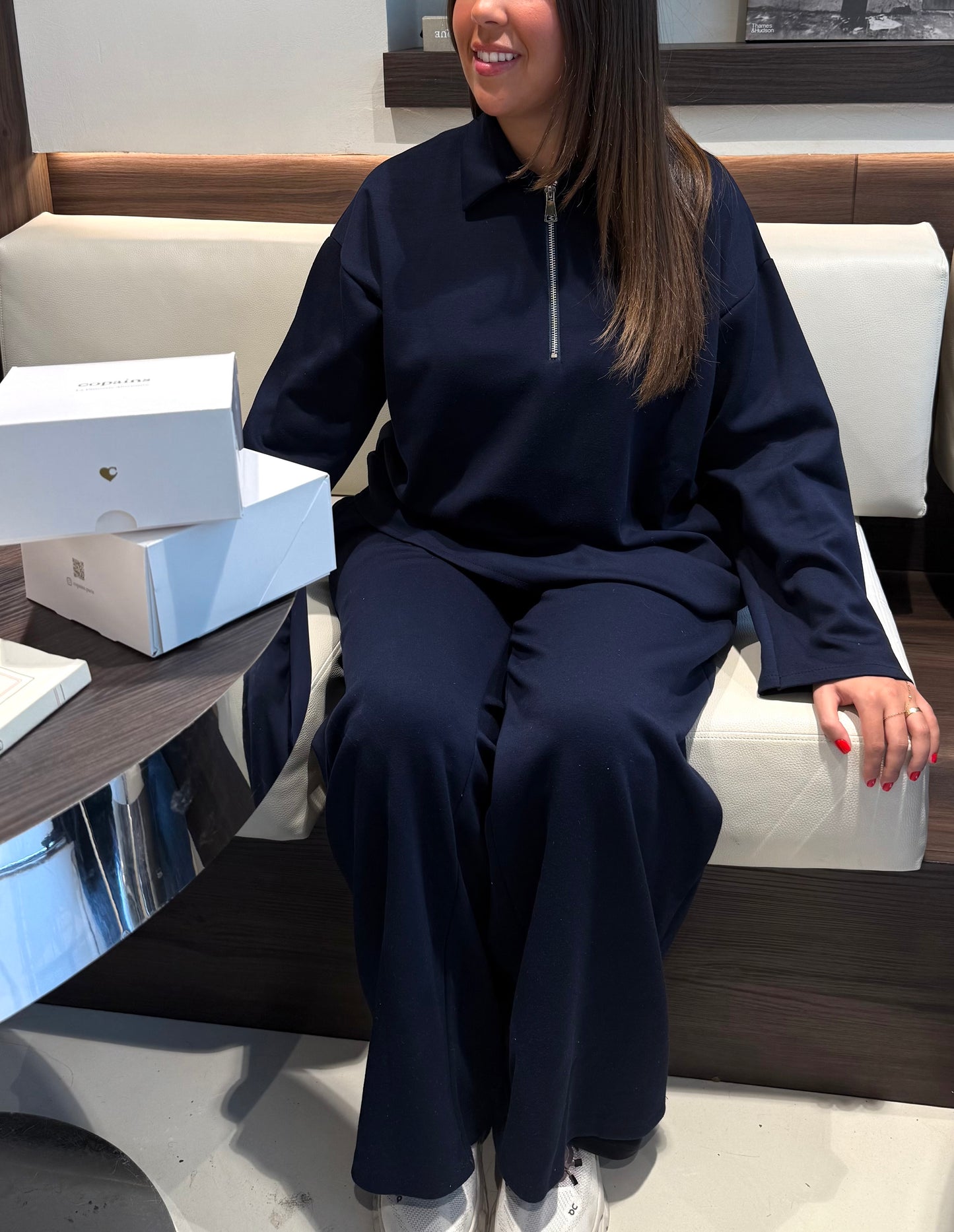 Ensemble jogging à zipe