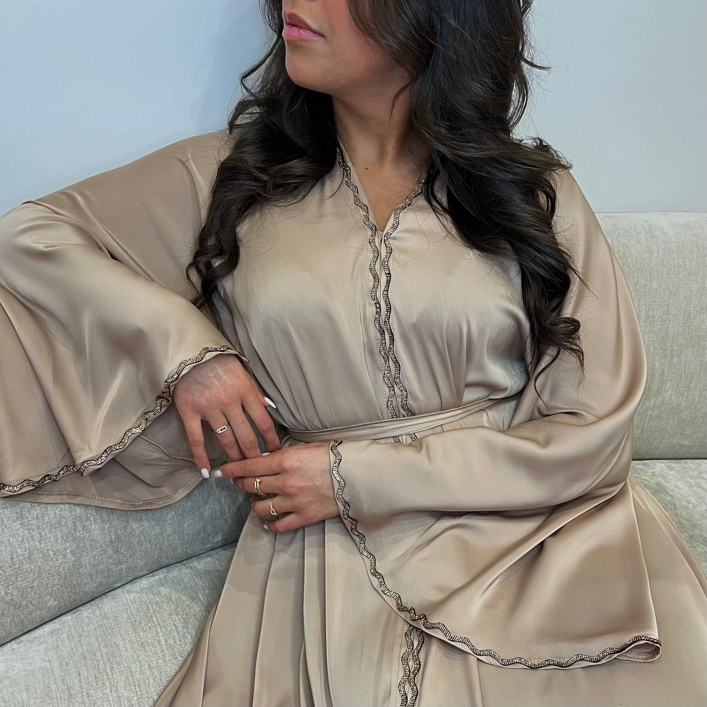 Abaya KAMILA beige