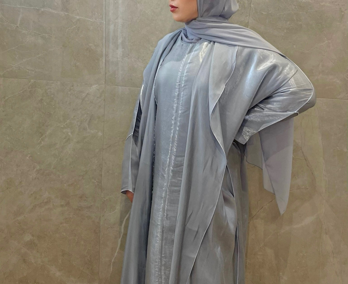 Abaya LAMYA - gris