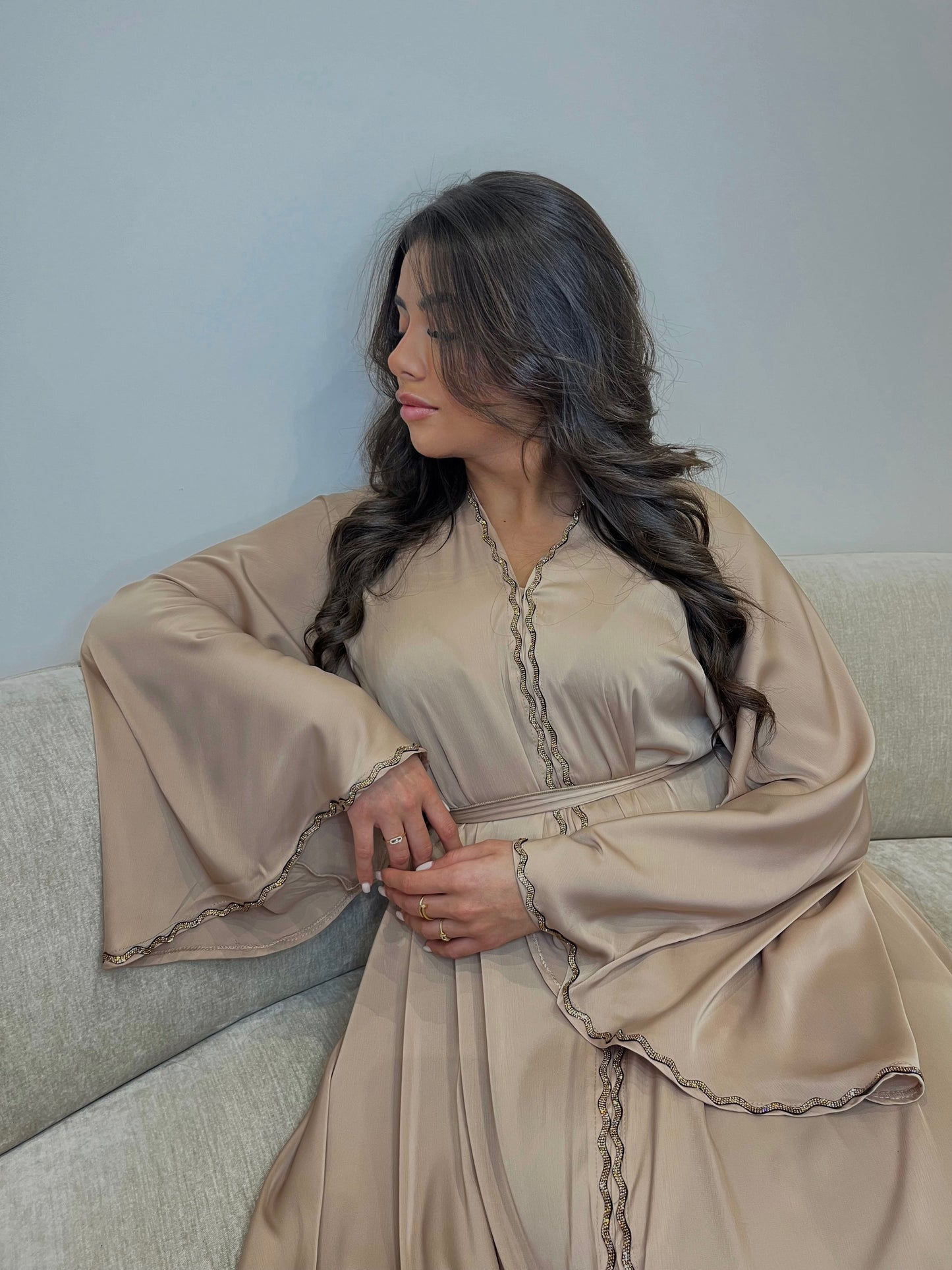 Abaya KAMILA beige