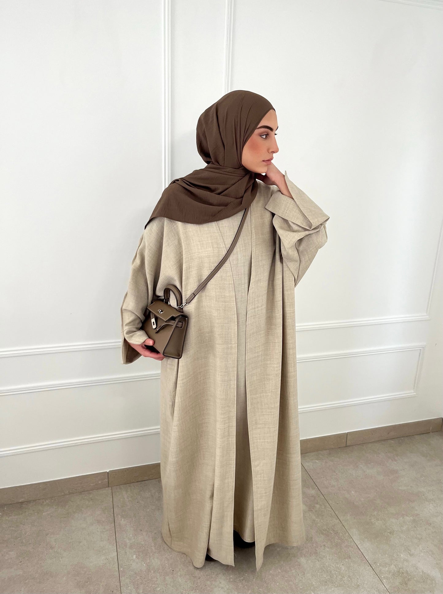 Abaya AMAL deux pièces - beige