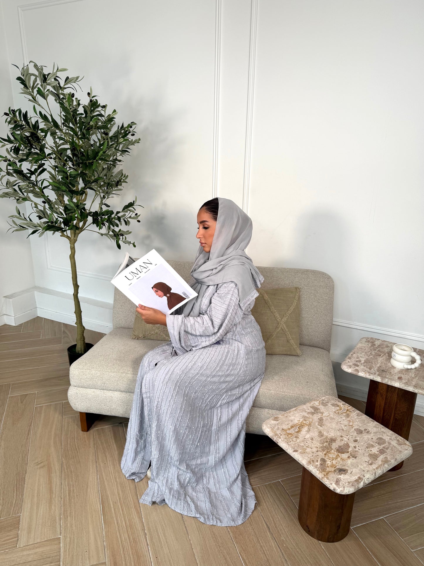 Abaya LALDJA grey