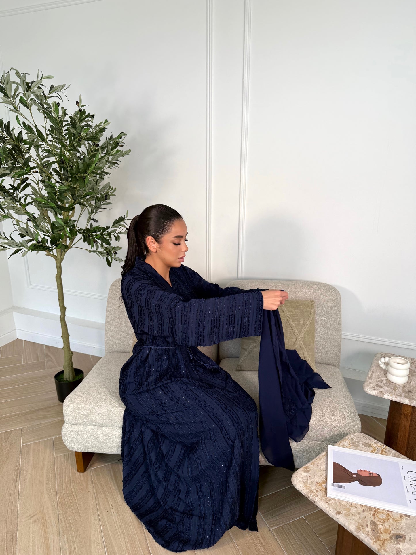 Abaya LALDJA blue