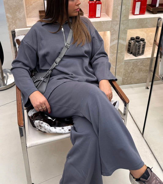 Ensemble jogging à zipe