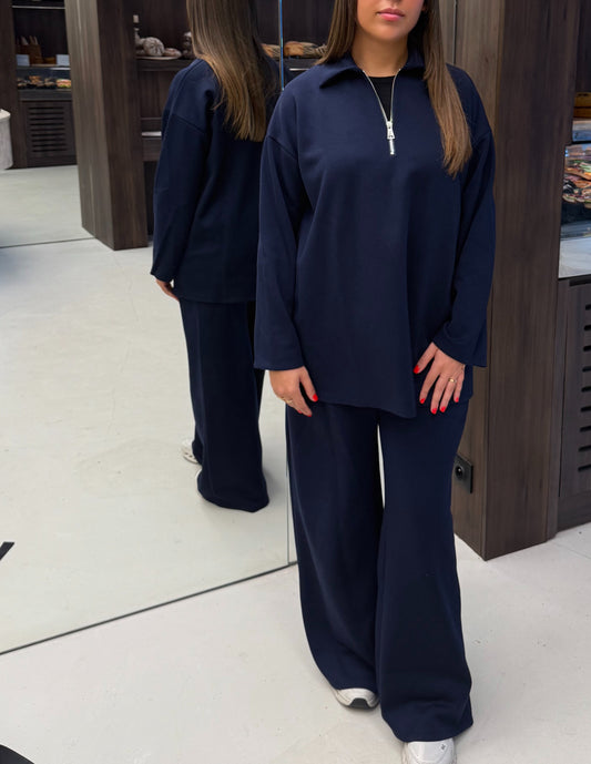 Ensemble jogging à zipe