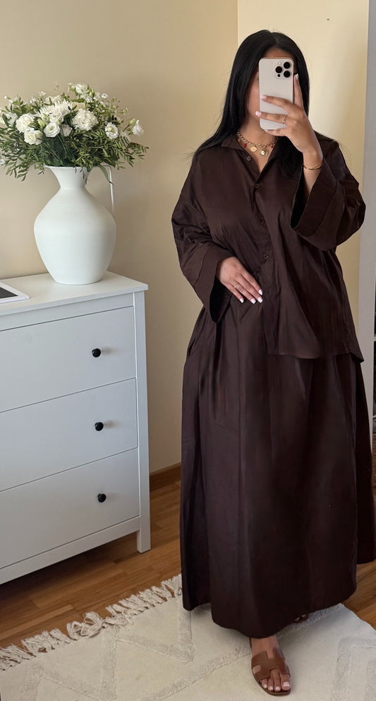 Ensemble NÉLA marron
