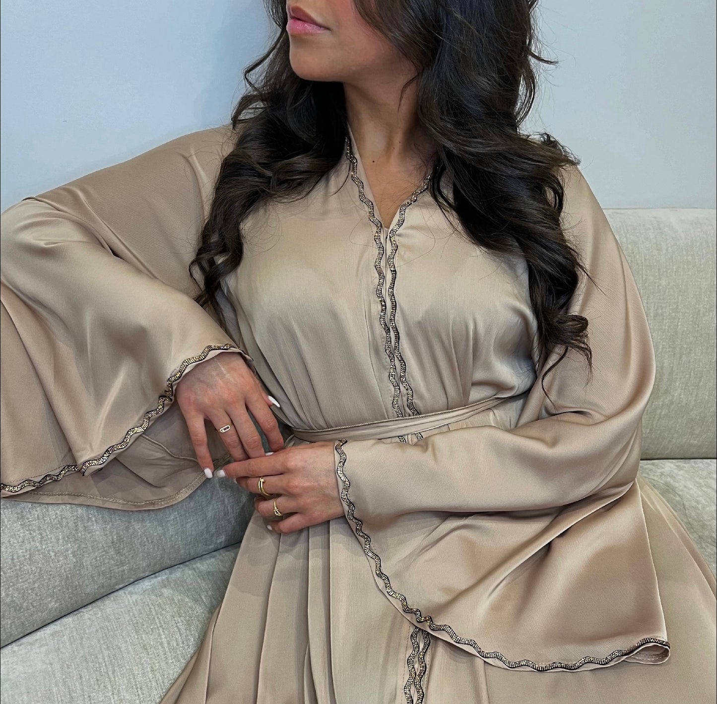 Abaya KAMILA beige