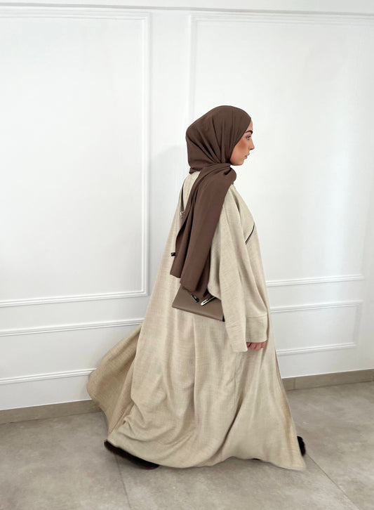 Abaya AMAL deux pièces - beige